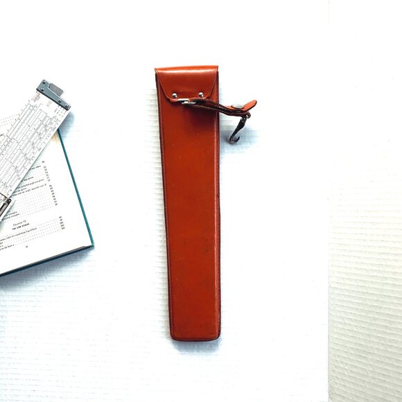 Vntg 1960's KEUFFEL & ESSER K+E DECI-LON Slide Rule 68-1100 Case Manual - Picture 4 of 9